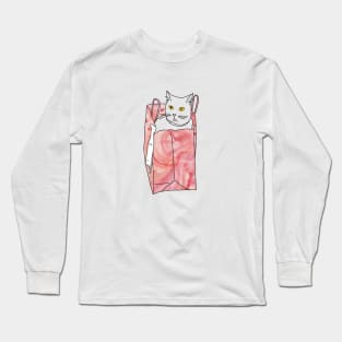 Cat's in the painted bag! Long Sleeve T-Shirt